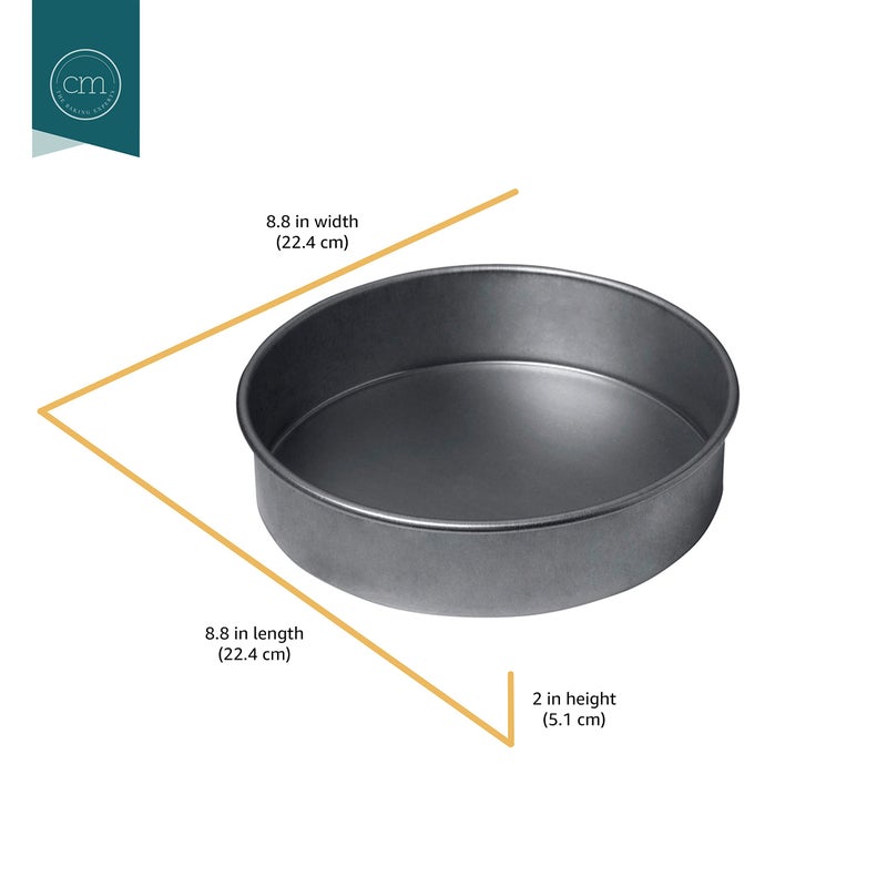 Chicago Metallic Professional Non-Stick Round Cake Pan  8-Inch - Image 3